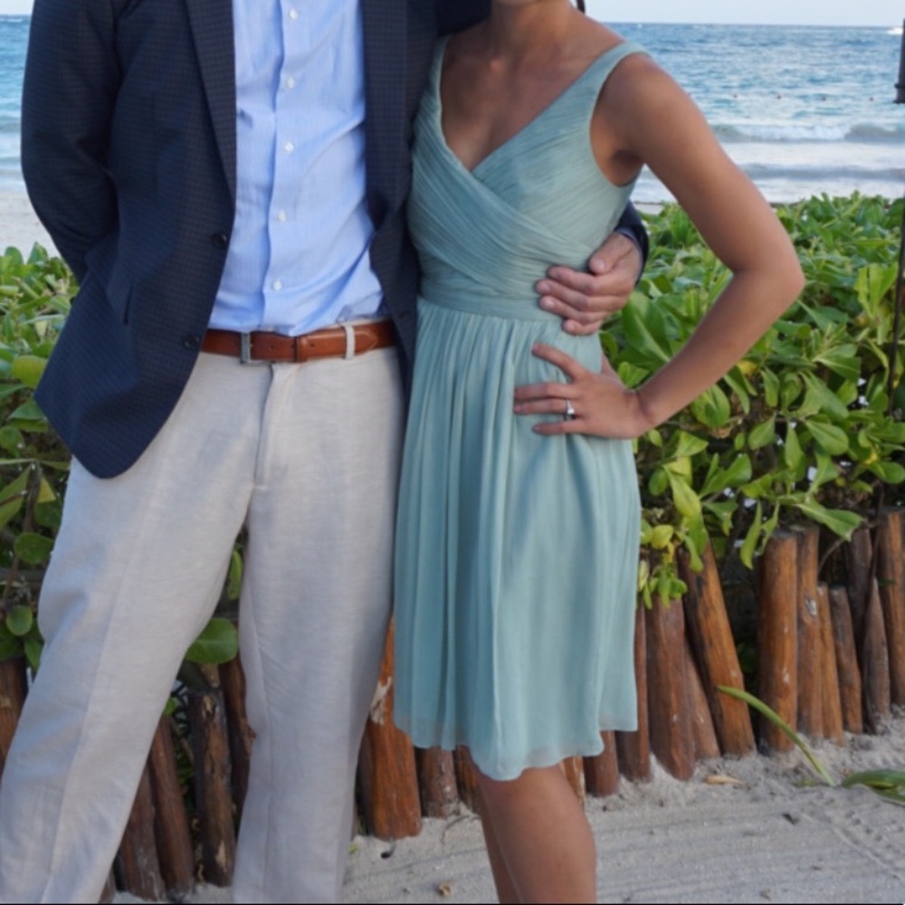 J. Crew Heidi Dress, Dusty Shale, Size 0